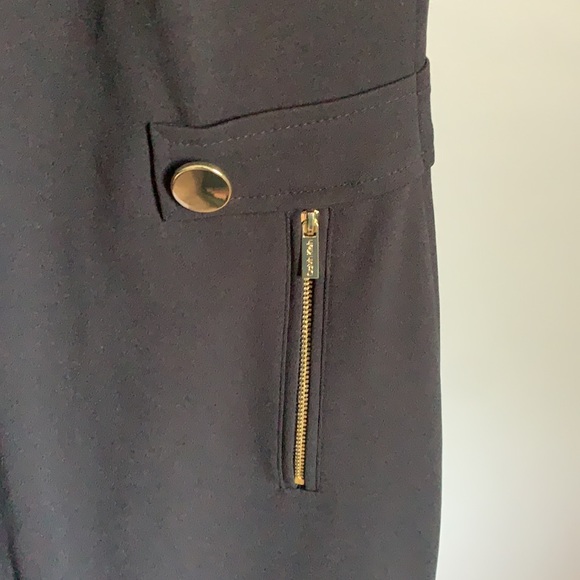 NWOT! Calvin Klein Black Short Sleeve Dress - Picture 2 of 5